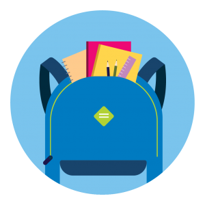 Kids-HighlightCircles-01 Backpack Icon