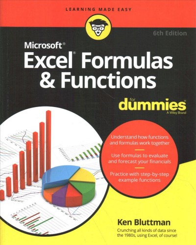 Microsoft Excel Formulas & Functions Cover of Microsoft Excel Formulas & Functions
